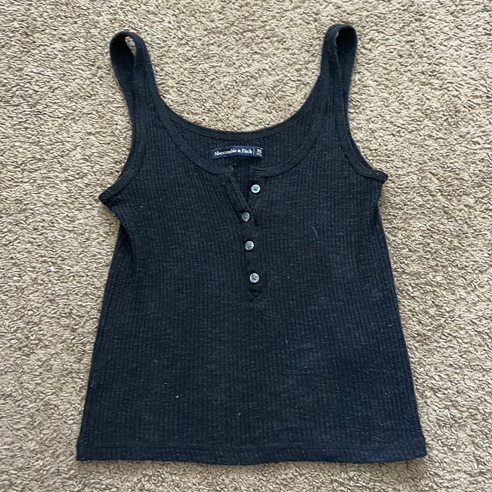 Abercrombie knit black tank